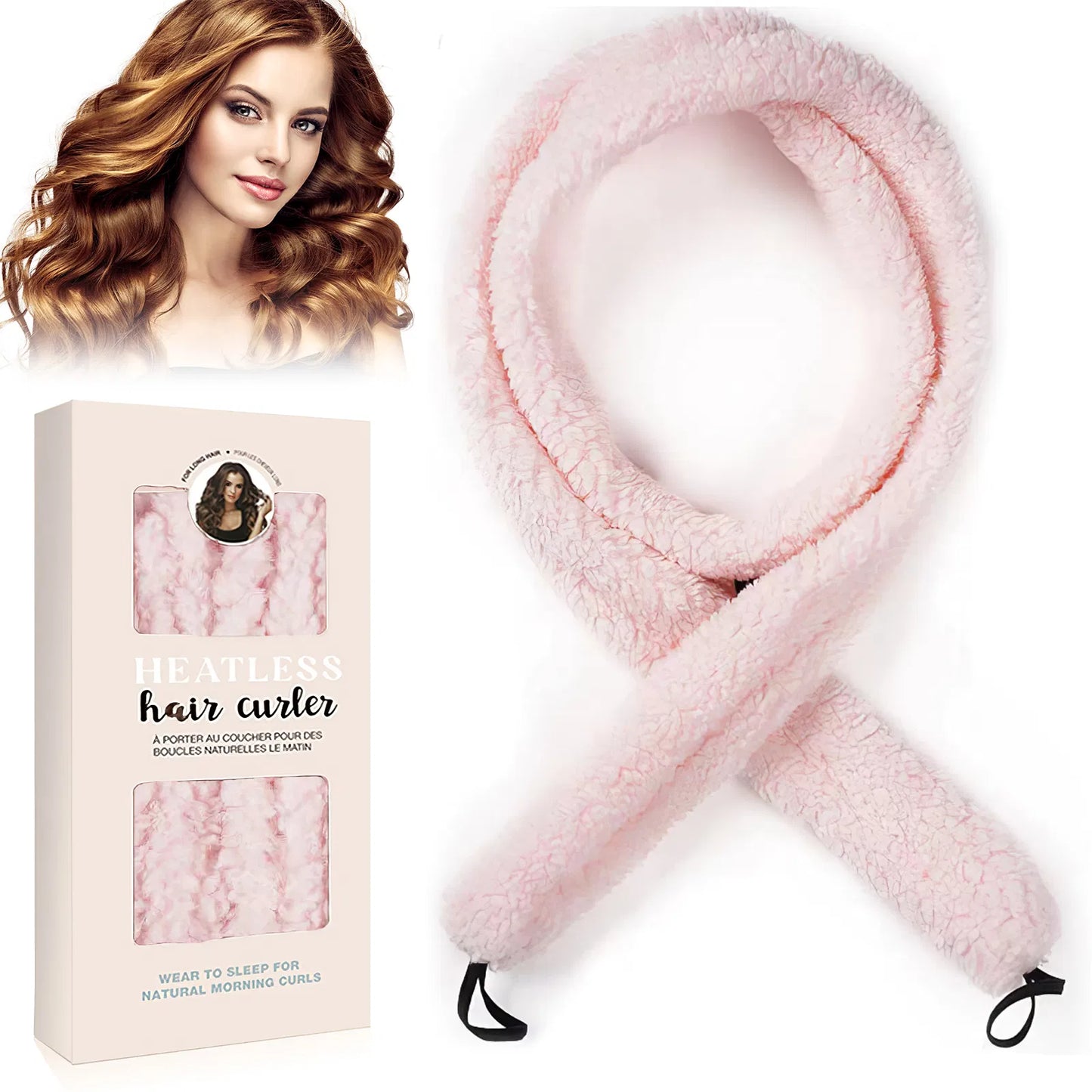 Heatless Satin Hair Curler Set