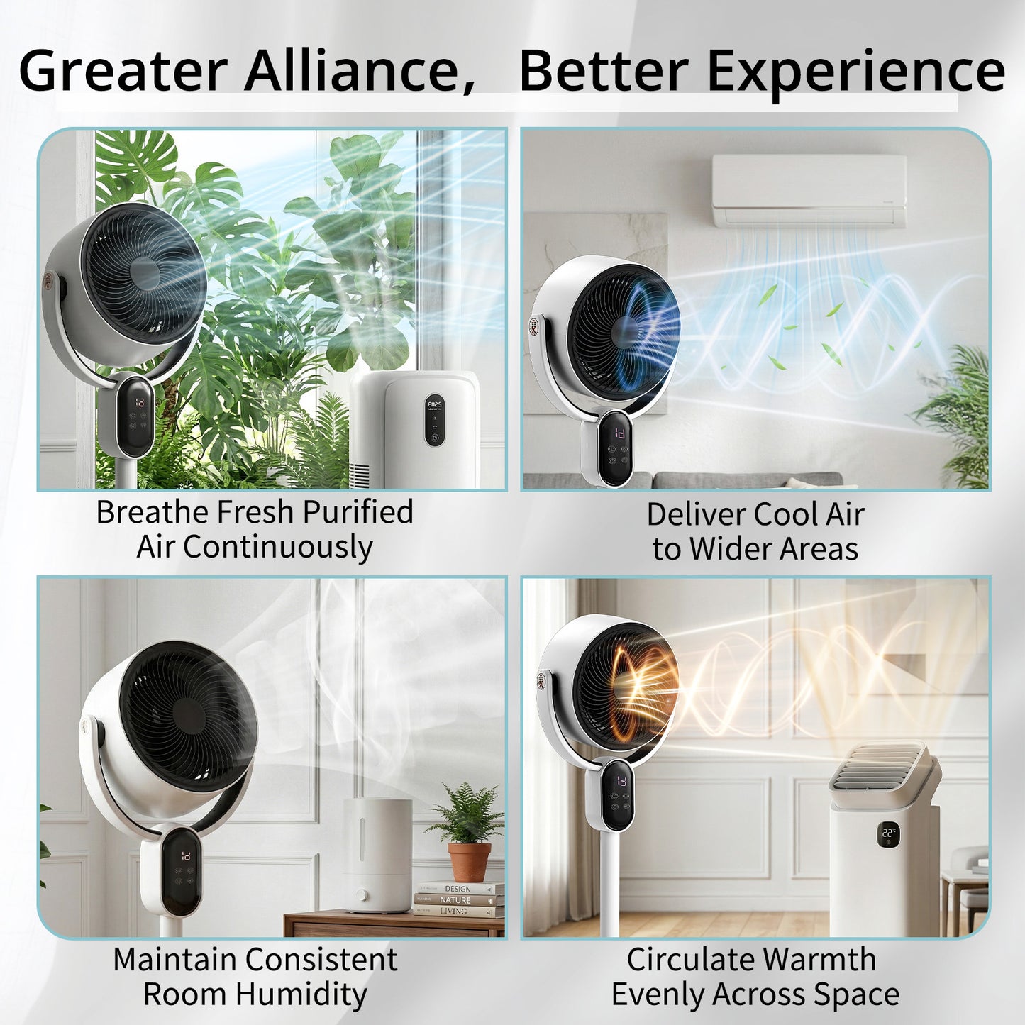 Standing Room Air Circulator Pedestal Fan