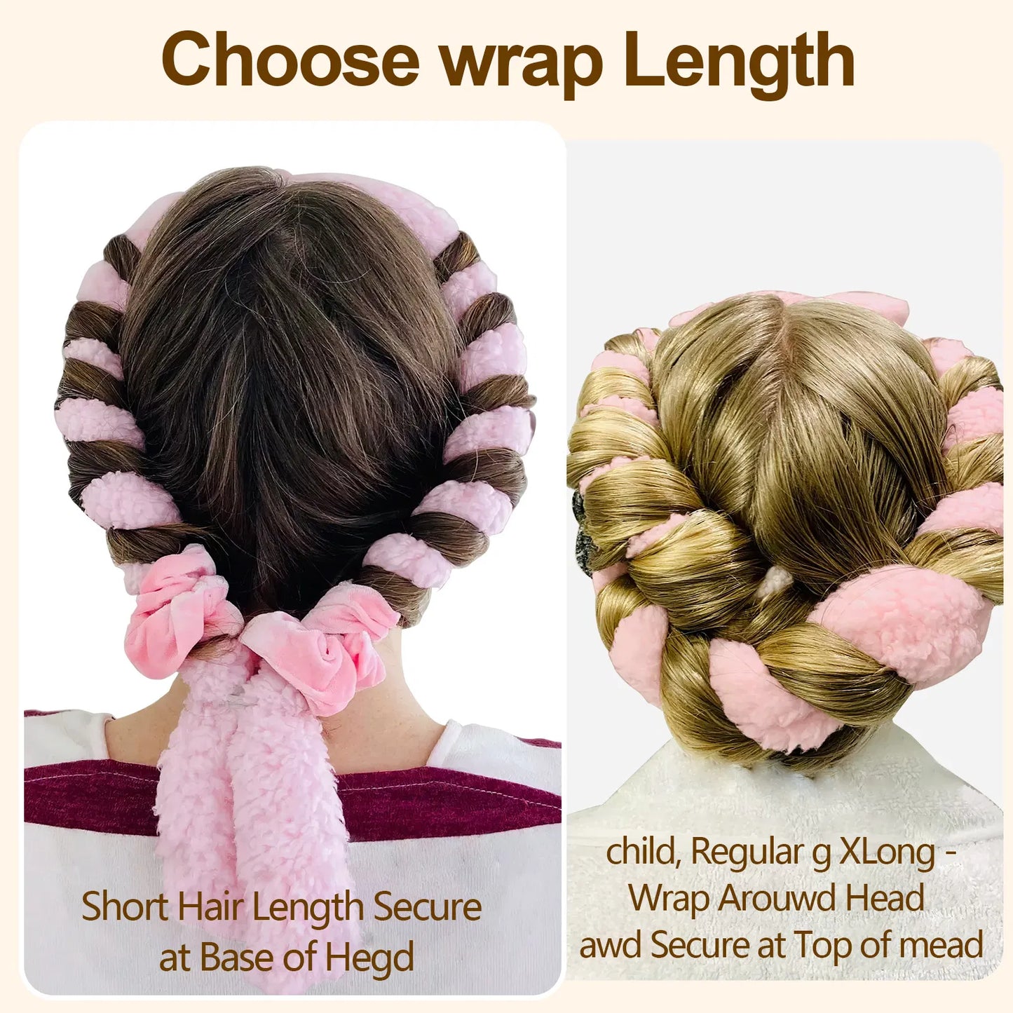 Heatless Satin Hair Curler Set