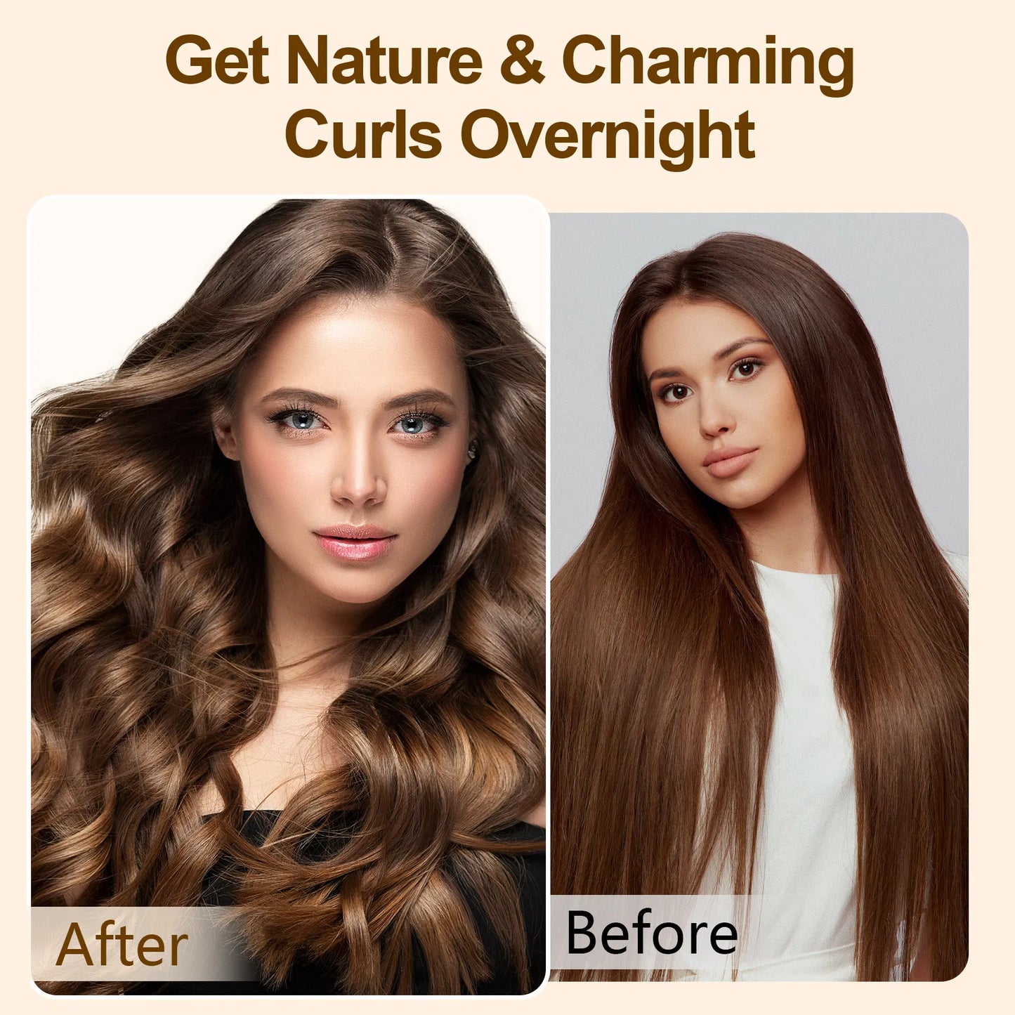 Heatless Satin Hair Curler Set