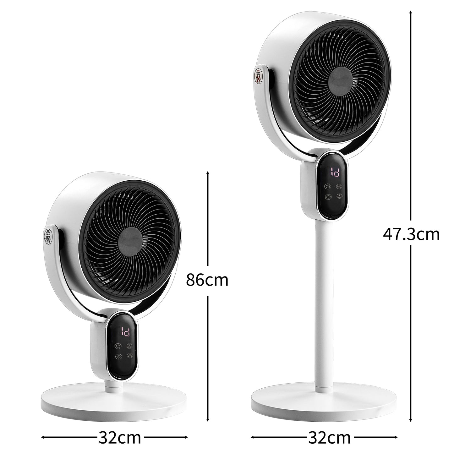 Standing Room Air Circulator Pedestal Fan