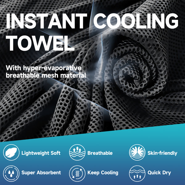 Instant Cooling Ice Towel (4-Pack)