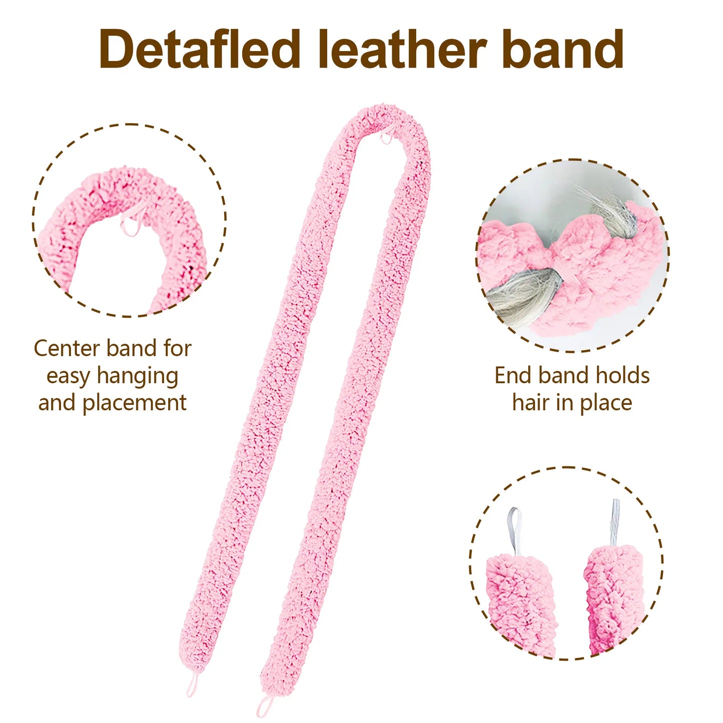 Heatless Satin Hair Curler Set