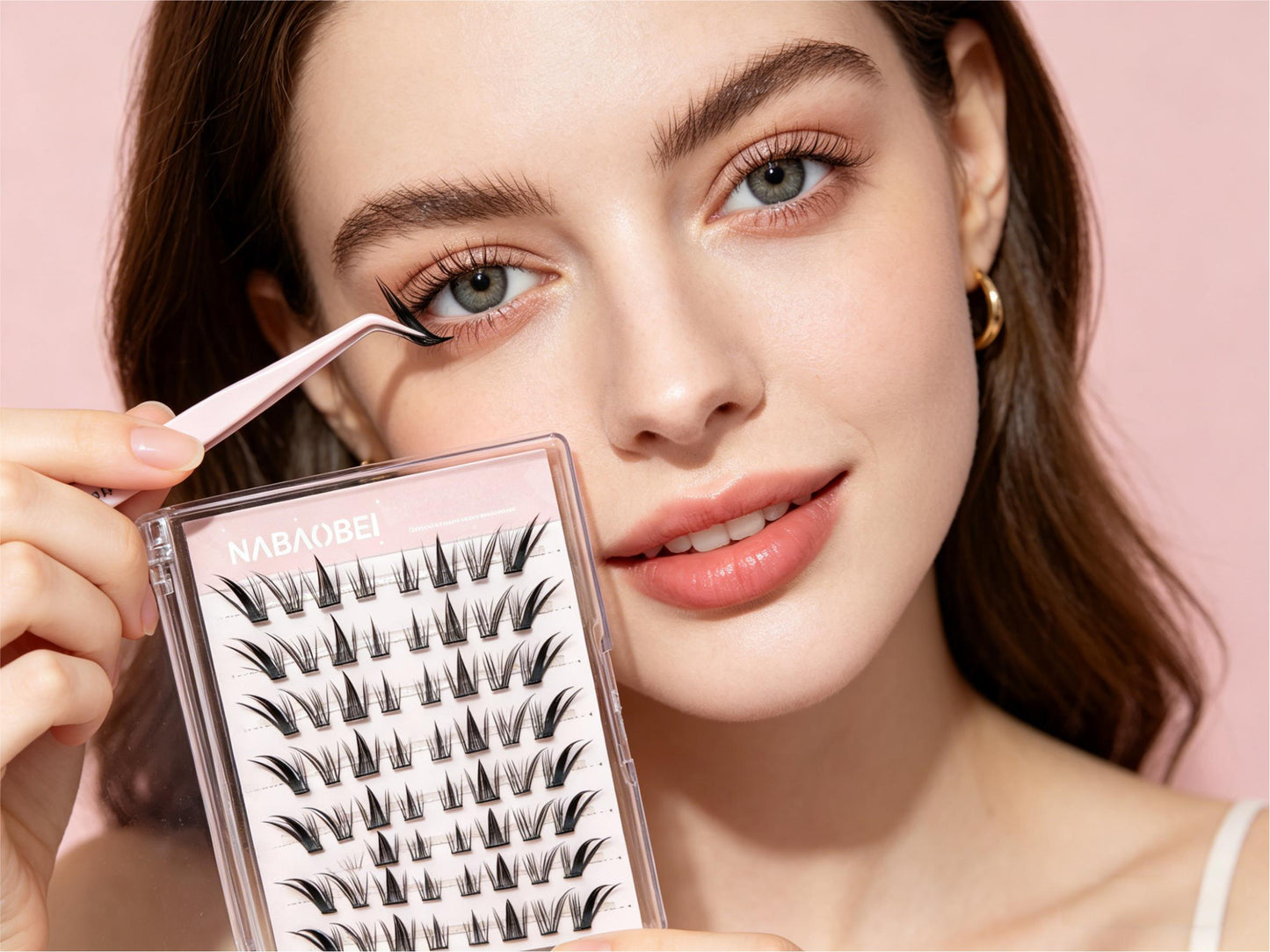 Glue-Free DIY Cluster Eyelashes (80 Clusters)