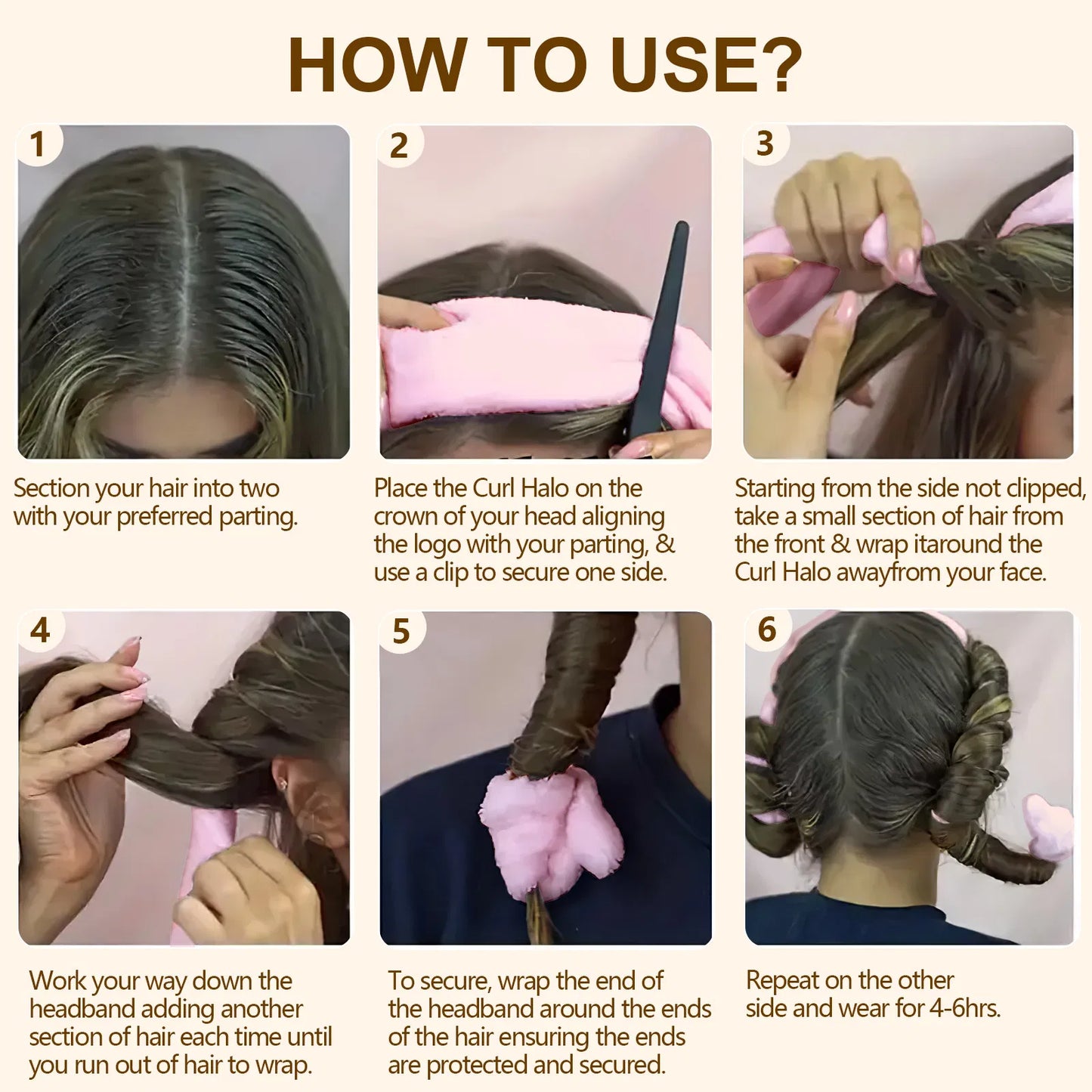 Heatless Satin Hair Curler Set