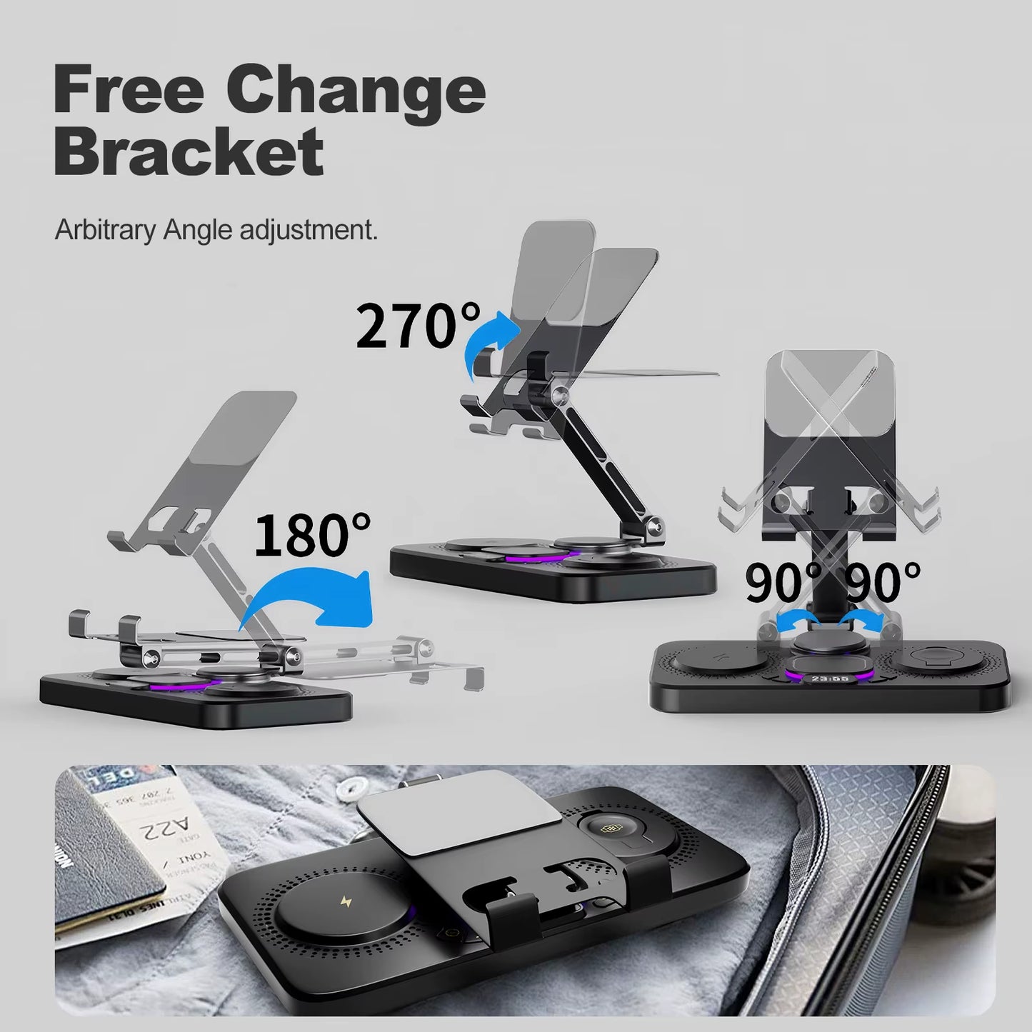 6-in-1 Foldable MagSafe Travel Charger