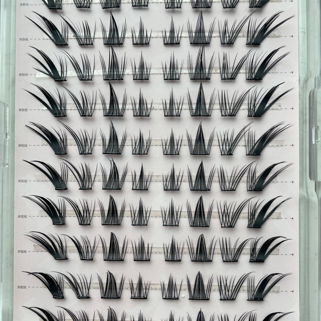 Glue-Free DIY Cluster Eyelashes (80 Clusters)