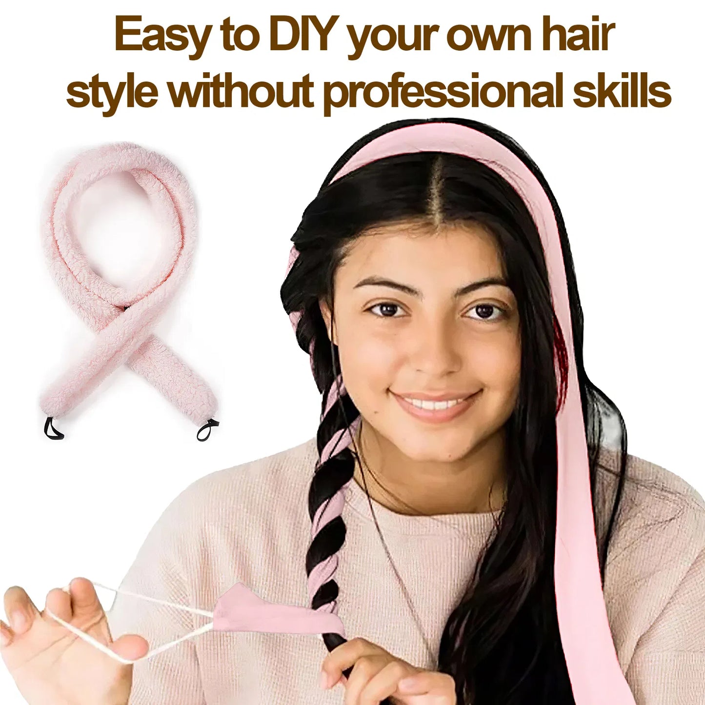 Heatless Satin Hair Curler Set