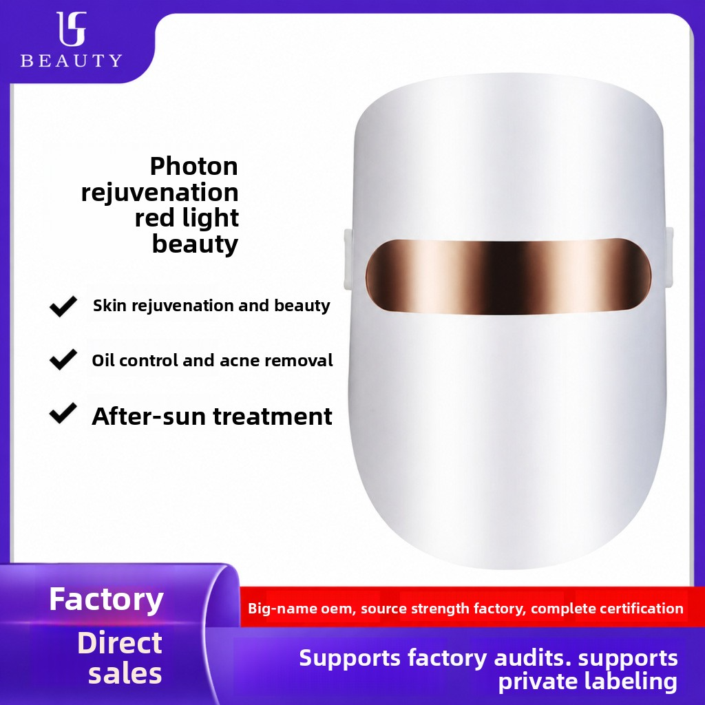 7-Color LED Light Therapy Face Mask